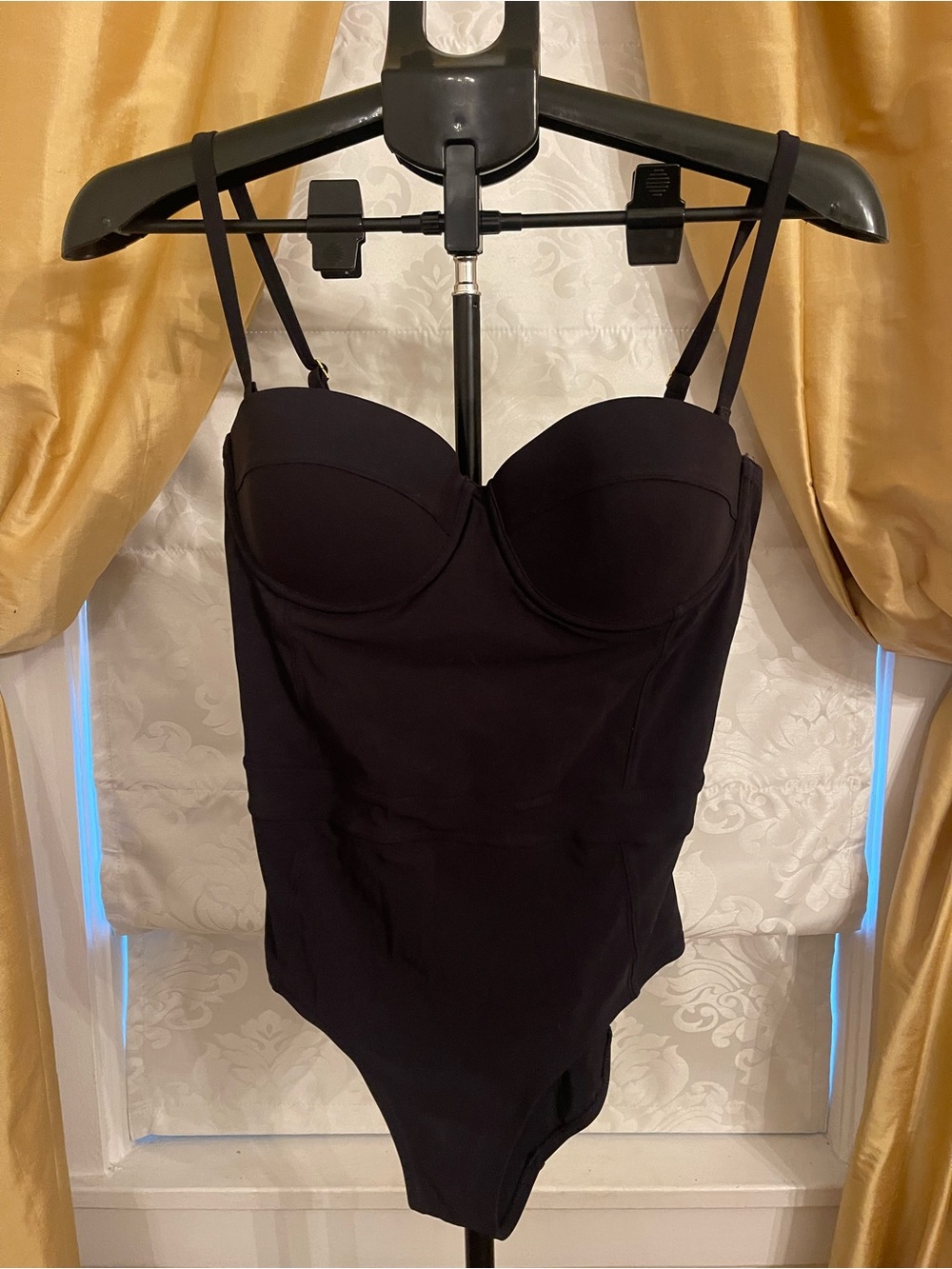 Tory Burch Black Molded-Cup One-Piece Swimsuit